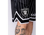 Kraťasy New Era - NFL Pinstripe Shorts - Las Vegas Raiders - Black
