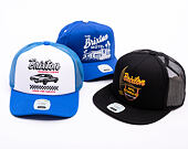 Kšiltovka Brixton - Brixton Motel C Np Hp Snapback - Electric Blue/Off White