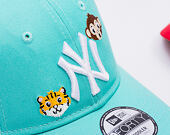 Dětská Kšiltovka New Era - MLB Animal Icon 9FORTY - NY Yankees - Teal / White