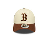 Kšiltovka New Era - MLB WS Patch Retro 9FORTY M-CROWN - Boston Red Sox - Cream / Auburn