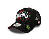 Kšiltovka New Era - PIAGGIO Print 9FORTY Trucker - Black
