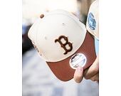 Kšiltovka New Era - MLB WS Patch Retro 9FORTY M-CROWN - Boston Red Sox - Cream / Auburn