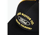 Kšiltovka Brixton - Ford Built Tough Mp Trucker Hat - Burnt Rubber/Empire Yellow