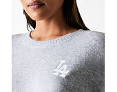 Dámská Svetr New Era - MLB Knit Sweater - LA Dodgers - Heather Grey