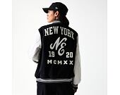 Bunda New Era - Patch Varsity Jacket - Black