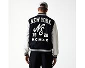 Bunda New Era - Patch Varsity Jacket - Black