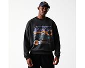 Mikina New Era - NBA Washed Graphic Crewneck - LA Lakers - Black
