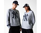Svetr New Era - MLB Sweater Knit - NY Yankees - Heather Grey