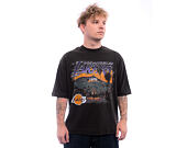 Triko New Era - NBA Washed Graphic Tee - LA Lakers - Black