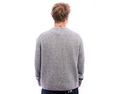 Svetr New Era - Branded Script Knit Sweater - Heather Grey