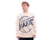 Svetr New Era - NBA Oversized Knit - LA Lakers - Cream