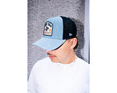 Kšiltovka New Era - Western Rodeo Denim Patch 9FORTY Trucker - Sky Blue / Navy