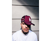 Kšiltovka New Era - MLB Contrast Stitch WS Retro 9FORTY Trucker - LA Dodgers - Burgundy