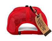 Kšiltovka Von Dutch - Trucker - Patches - White/Red