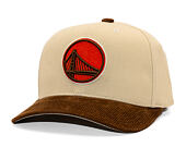 Kšiltovka Mitchell & Ness - Tawny Pro Crown - Golden State Warriors - Sand/Brown