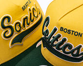 Kšiltovka Mitchell & Ness - Harvest Gold Pro Crown - Boston Celtics - Gold/Green