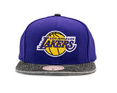 Kšiltovka Mitchell & Ness - NBA Denim Patchwork - Los Angeles Lakers - Purple