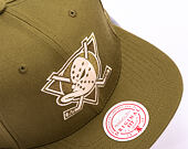 Cap Mitchell & Ness - NHL Fashion Basic Snapback Vntg - Anaheim Ducks - Olive