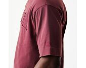 Tee New Era - Branded Washed Oversized Tee - Burgundy