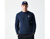 Sweater New Era - MLB Cable Knit Crew - NY Yankees - Navy