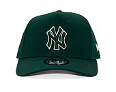 Cap New Era - MLB Team Outline 9FORTY A-Frame - NY Yankees - Dark Green / Stone