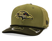 Cap New Era - NFL25 "Salute to Service" - 9SEVENTY Stretch-Snap - Baltimore Ravens 