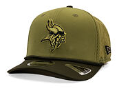 Cap New Era - NFL25 "Salute to Service" - 9SEVENTY Stretch-Snap - Minnesota Vikings 