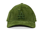 Cap New Era - MLB Cord 9FORTY M-Crown - LA Dodgers - Rifle Green