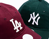 Womens Cap New Era - MLB Essential 9TWENTY - LA Dodgers - Burgundy / Cream