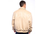 Jacket Karl Kani - Legacy Faux Suede Bowling Jacket - Beige