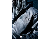 Jacket New Era - NBA Suede Hooded Jacket - LA LAkers - Black