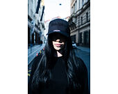 Mitchell & Ness Pinscript Redline Snapback Branded Black / Black Cap