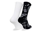 Socks New Era - Paisley Crew Socks 2pk - White / Navy