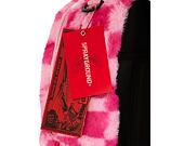 Sprayground Pink Fur Check Backpack
