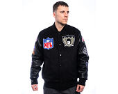 Mitchell & Ness - NFL Blackout Collection Varsity Jacket Oakland Raiders - Black