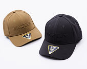 Oakley Cap - Bark Embossed Hat - Pitch Black/Flame Red