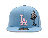 New Era - MLB Palm & Taco 59FIFTY - LA Dodgers - Sky Blue / Pink UV