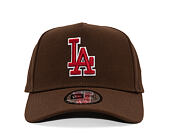 Cap New Era - MLB Outline Script 9FORTY A-Frame - LA Dodgers - Chestnut Brown