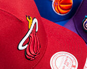 Mitchell & Ness - Miami Heat - Double Clutch Pro Snapback - Red