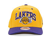 Cap Mitchell & Ness - NBA Team Arch Snapback - Los Angeles Lakers - Yellow / Purple
