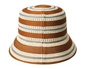 Bucket Hat Kangol - Tropic Resort Stripe Lahinch - Rustic Caramel Multi