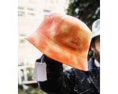 Bucket Hat Kangol - Tie Dye Knit Bucket - Coral Flame/Natural