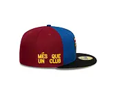 Cap New Era - "Mes Que Un" 59FIFTY - Barcelona FC - Cardinal/Blue
