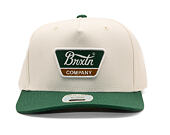 Cap Brixton - Linwood MP Snapback - Off White/Primal Green