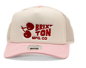 Cap Brixton - Cherry MP Trucker - Off White/Pink