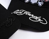 Cap Ed Hardy - Love-Slowly Twill Front Mesh Trucker - Black