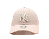 Womens Cap New Era - MLB Linen 9FORTY - NY Yankees - Blush Pink