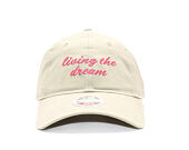 Womens Cap New Era - Branded Slogan 9TWENTY - Stone / Pink