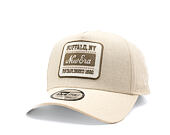 Cap New Era - Branded Buffalo Patch Linen 9FORTY A-Frame - Stone