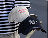 Womens Cap New Era - Branded Slogan 9TWENTY - Stone / Pink